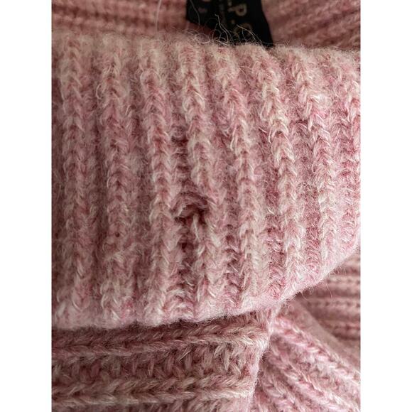 A.P.C. Women's Button Front Heavy Knit Cardigan Sweater Pockets Dusty Pink NWOT - Picture 8 of 8